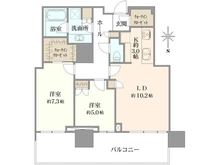 【東京都/中央区晴海】HARUMI　FLAG SUNVILLAGE  T棟 間取り図