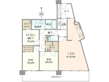 【東京都/江東区東砂】アルファスシティ大島 間取り図