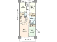 【東京都/江東区東砂】コスモ21ザ・ガーデンズフォート 間取り図