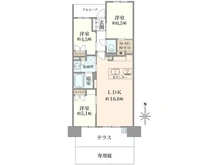 【東京都/江東区塩浜】パークホームズ東陽町キャナルアリーナ 間取り図