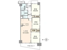 【東京都/江東区北砂】セザール第2西大島 間取り図