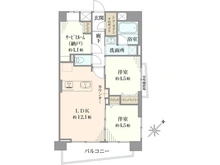 【東京都/台東区浅草】エバーグリーンパレス浅草 間取り図