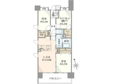 【東京都/江東区東砂】コスモ21ザ・ガーデンズフォート 間取り図