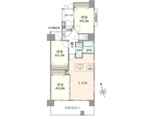 【東京都/江東区海辺】ゴールドパレス住吉 間取り図