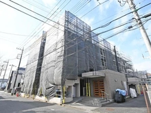 【東京都/江戸川区篠崎町】クレストコート篠崎 外観：大規模修繕工事中