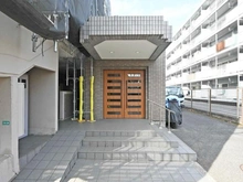 【東京都/江戸川区篠崎町】クレストコート篠崎 エントランス：大規模修繕工事中