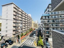 【東京都/江東区東陽】ダイアパレス東陽町 眺望：北側バルコニーから