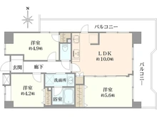【東京都/江東区北砂】モンテベルデ西大島 間取り図