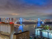 【東京都/港区港南】フェイバリッチタワー品川 眺望：レインボーブリッジビュー※天候による（ズームあり）