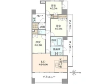 【東京都/江東区塩浜】レクセルプラザ東陽町 間取り図