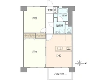 【東京都/江東区北砂】北砂四丁目住宅 間取り図