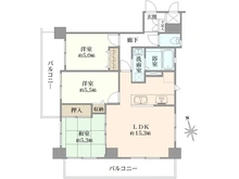 【東京都/大田区北糀谷】グランイーグル梅屋敷 間取り図