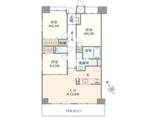【千葉県/千葉市中央区神明町】ウィズ千葉中央ネオグランデ 間取り図