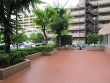 【東京都/板橋区東坂下】洋伸小豆沢公園マンション アプローチ