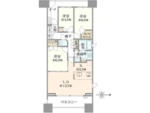 【東京都/江東区南砂】ガーデンフラッグシティ 間取り図