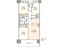 【東京都/江東区東砂】コスモ21ザ・ガーデンズフォート 間取り図