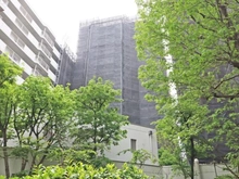 【東京都/江東区東陽】ファミリータウン東陽 D棟 外観：大規模修繕中