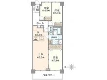 【東京都/江東区東陽】ファミリータウン東陽 D棟 間取り図