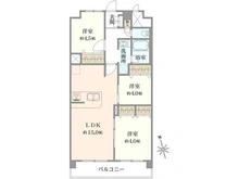 【東京都/江東区東砂】セントラルグリーンハイツ 間取り図