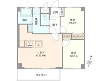 【東京都/江東区大島】ハイネス東大島 間取り図