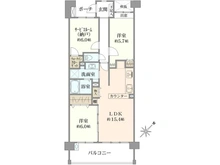 【千葉県/船橋市印内】コスモクラルテ西船橋 間取り図
