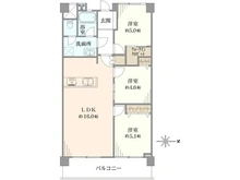 【東京都/江戸川区南葛西】なぎさニュータウン 7号棟 間取り図