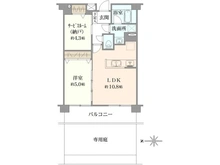 【東京都/世田谷区上馬】グランドベイス世田谷ガーデン 間取り図