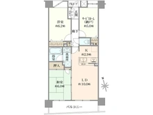 【東京都/江東区南砂】クレストフォルム南砂仙台堀川公園 間取り図