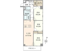 【東京都/板橋区小豆沢】クレールあづさわ 間取り図