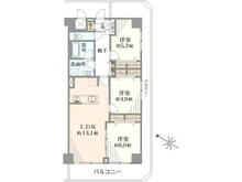 【東京都/江東区塩浜】汐浜サンハイツ 間取り図