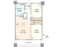 【東京都/板橋区大和町】マイキャッスル板橋本町 間取り図