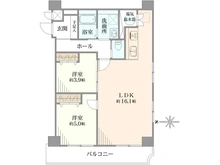 【東京都/江東区毛利】ローズハイツ猿江恩賜公園 間取り図