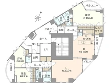 【東京都/港区赤坂】乃木坂パークハウス 間取り図