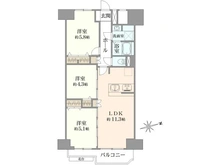 【東京都/練馬区豊玉南】グリーンビレッジ豊玉 間取り図