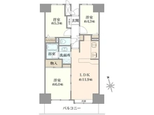 【埼玉県/川口市金山町】イトーピア川口マンション 間取り図