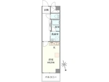 【東京都/台東区花川戸】ライオンズマンション浅草駅前 間取り図