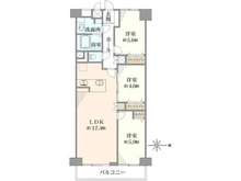 【東京都/江東区大島】イトーピア東大島マンション 間取り図