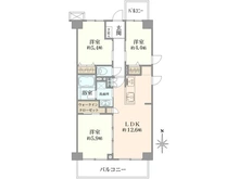 【東京都/江東区木場】サニーハウス木場公園 間取り図