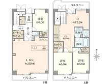 【東京都/江東区東陽】ロイヤルタワー木場公園 間取り図