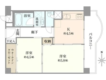 【東京都/江東区東陽】東陽サニーハイツ 間取り図