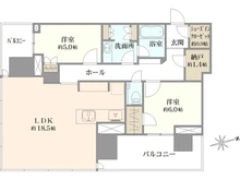 【東京都/中央区湊】パークシティ中央湊ザ・タワー 間取り図