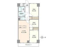 【東京都/江東区東砂】エンゼルハイム東大島第二 間取り図