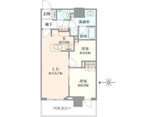 【東京都/中野区中野】パークシティ中野ザタワーエアーズ 間取り図