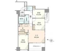 【東京都/墨田区業平】パームス押上 間取り図