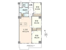 【千葉県/市川市新井】行徳第一アクウエリヤスハイツ 間取り図