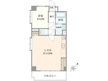 【東京都/北区滝野川】マンションアクロス西巣鴨 間取り図