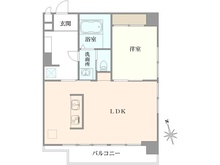 【東京都/世田谷区松原】パラスト松原 間取り図