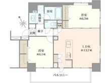 【東京都/港区東新橋】プレシス汐留 間取り図