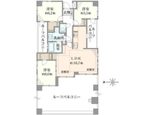 【東京都/江東区木場】THEパームス木場公園エアリィタワー 間取り図