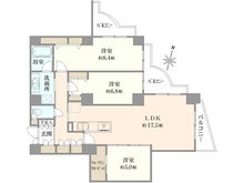 【東京都/江東区大島】ザ・ガーデンタワーズ サンセットタワー 間取り図